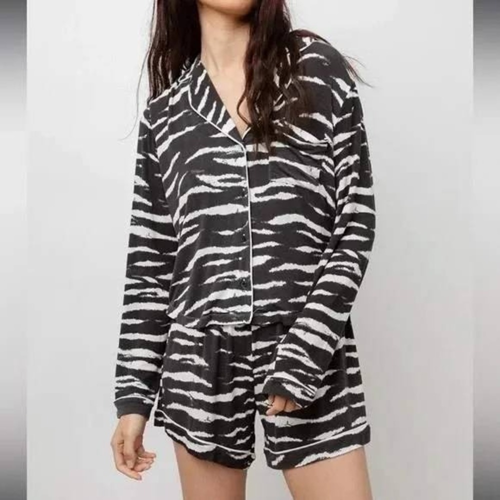 Rails Eva Pajama set black watercolor tiger Size‎ XS